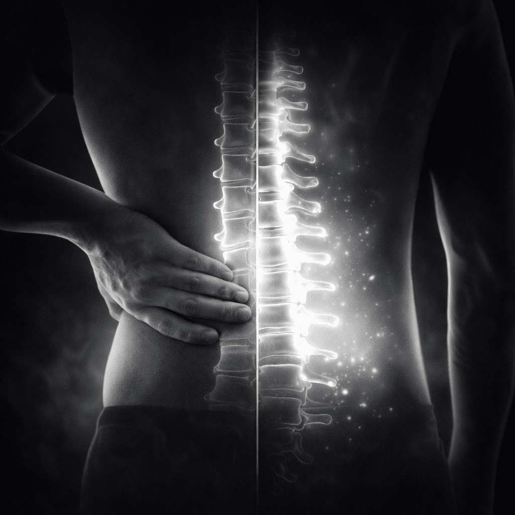 Capa da fase 1: alívio imediato para dores na coluna